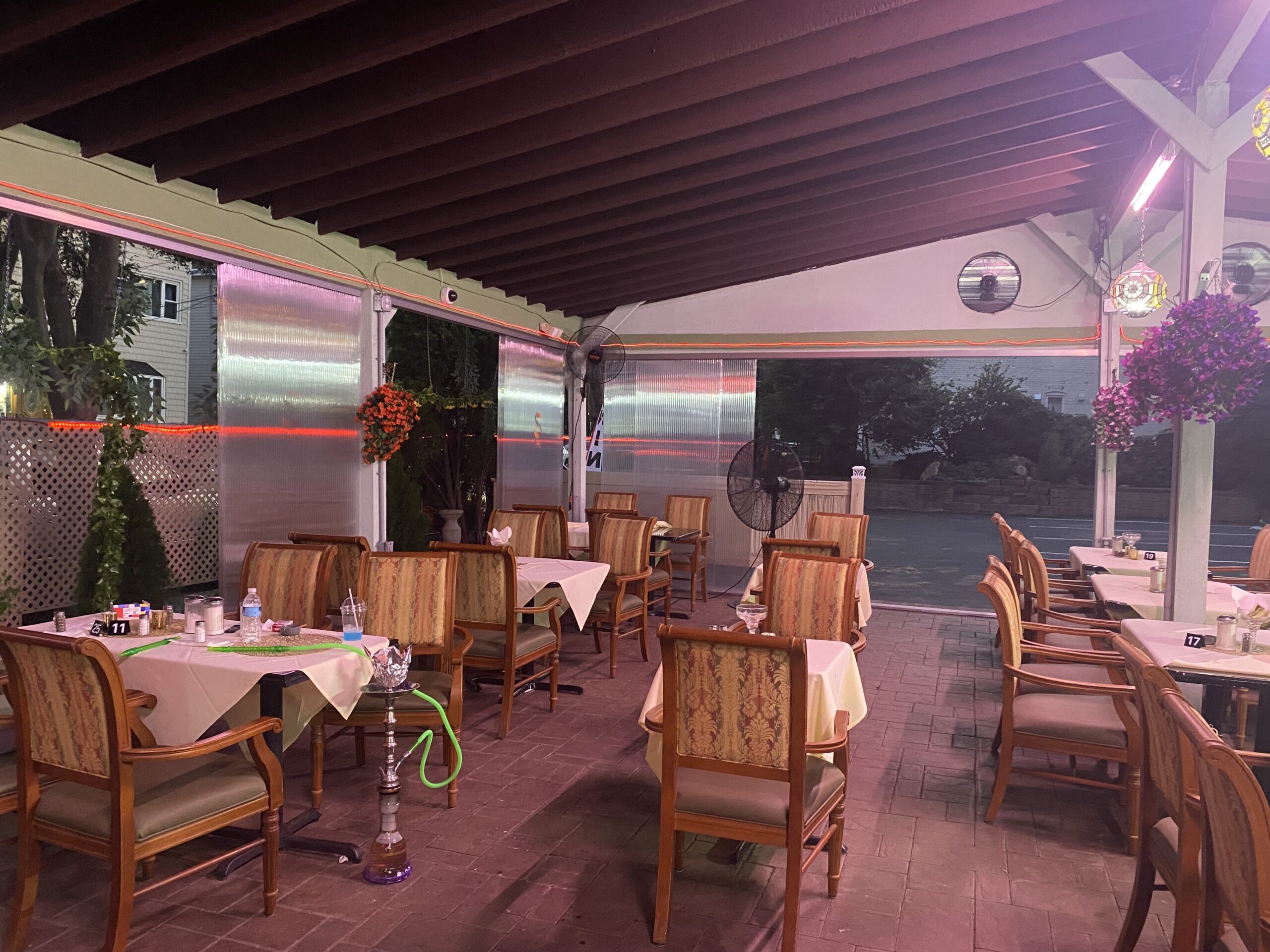 enjoying traditional argileh and shisha in a cozy lounge in Clifton, NJ